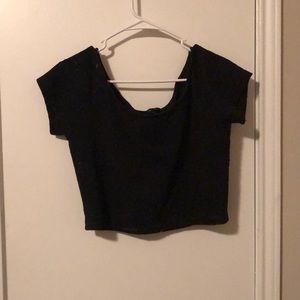 Black Crop Top